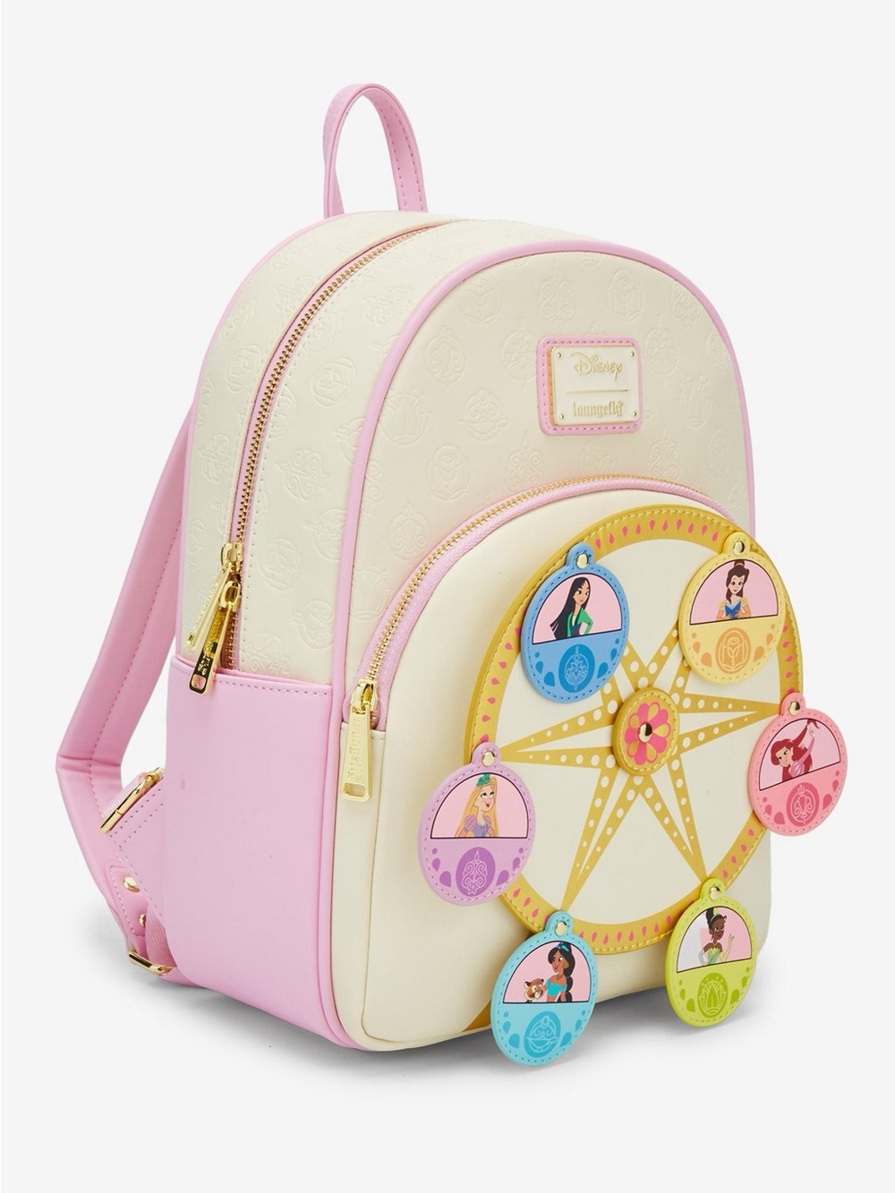NWT Loungefly Disney Princess Ferris Wheel Mini Backpack & Matching Wallet